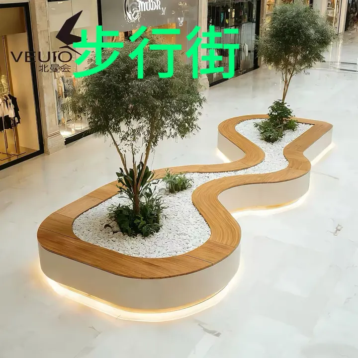 流线组合 · 商业休憩节点 · 工程与制造现场